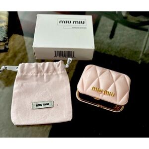 Miu Miu Pink Quilted Women's Bag